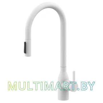 Смеситель Paulmark Universal Un213880-WH (белый/белый матовый)